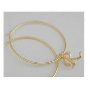 New Open Sky "R" Hoop Earrings